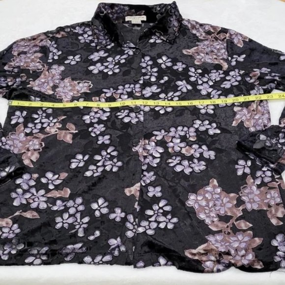 EUC Notations Button Up Blouse size 2X - Picture 7 of 10